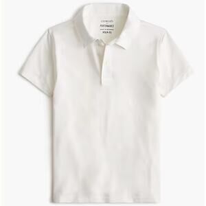 Crewcuts Factory | NWT Boys Performance Polo White | Sz L (10–11)